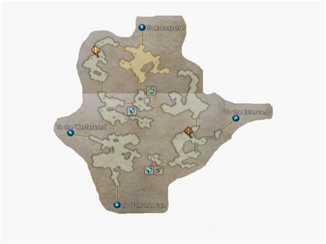 giza plains dry|Final Fantasy XII Map of the Giza Plains (Dry Season) .